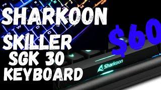 Sharkoon SKILLER SGK30 mechanical keyboard hits the market for nearly 50 Euros (~US$61)