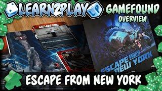 Learn to Play Presents: Gamefound overview for Escape from New York