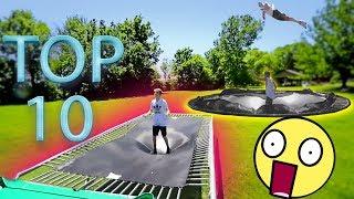 TOP 10 BEST TRAMPOLINE TRICKS OF ALL TIME [GTRAMP]