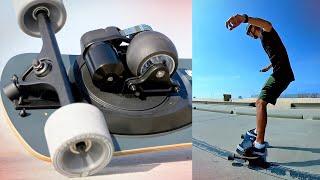 The electric skateboard that moves like a snowboard (Summerboard review)