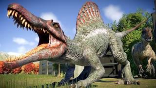 RELEASE ALL CARNIVORE & HERBIVORE DINOSAURS IN PENNSYLVANIA - Jurassic World Evolution 2