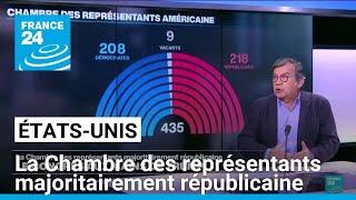 États-Unis : la Chambre des représentants majoritairement républicaine • FRANCE 24