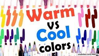 Warm vs Cool Colors | Satisfying Art Illustration Video | Mei Yu Fun2draw