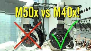 Here's Why Audio-Technica's M40x is Better vs M50x (Review + Comparison)