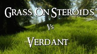 Skyrim Mod Comparison - Grass On Steroids Vs. Verdant (+Unique Grasses & Groundcovers)