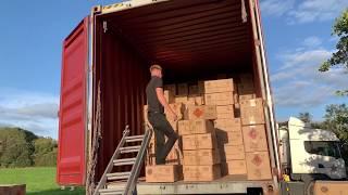 Fireworks shop 1st Celtic fireworks Container shipment 2019