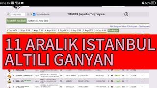 11 Aralık 2024 Çarşamba İstanbul altılı ganyan tahminleri İstanbul At yarışı tahminleri