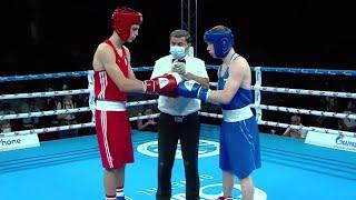 Finals (63kg) GUGLIOTTA SAMUELE (ITA) vs TIKHONOV IVAN (RUS) | EUBC Junior Tbilisi 2021