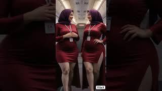Emerald Poise:Two Pretty Dubai Princesses’s Airport Confidence | #women Vlog #shorts #sheikhamahra