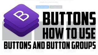 Bootstrap 4.1 - How to use buttons and button groups