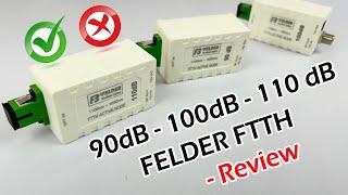 90dB, 100dB, 110dB Output Felder Active FTTH - Live Testing  - Worth or NOT ???