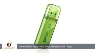 Silicon Power Helios 101 8GB USB 2.0 Flash Drive, Apple Green (SP008GBUF2101V1N) | Review/Test