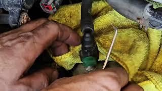 how to 2016-2019 f250 6.2 fuel rail fuel line hose remove removal take off