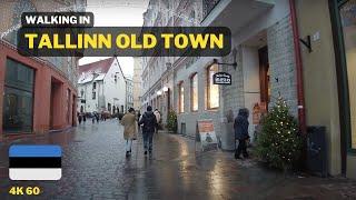 Tallinn Old Town City Walk and Christmas Market in Estonia (January 2023)