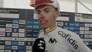 Enric Mas - Interview at the finish - World Championships Road Race (Zürich) 2024