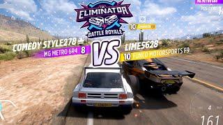 Fails and Lucky Wins (Forza Horizon 5 Eliminator)