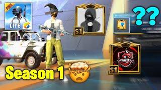 Season 1 Player In PUBG Mobile Lite 