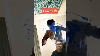 unbelievable gravity stunt by Zach King  #shortsfeed #shorts #gravity #yt #viral