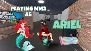 ARIEL DESTROYS TEAMERS IN MM2 + GAMEPLAY (KEYBOARD ASMR)