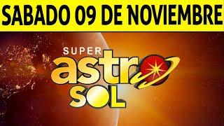 Resultado de ASTRO SOL del Sábado 9 de Noviembre de 2024  SUPER ASTRO 