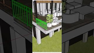 Easy Railings in #sketchup With Profile Builder!