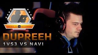 Dupreeh 1vs3 vs NaVi (FACEIT 2015 League Stage 1 Finals)