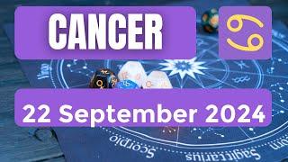 Cancer horoscope | Cancer Horoscope for Today 22 September 2024