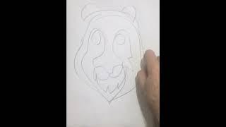 One line drawing of lion. #lineart #onelinedrawing #oneline #oneliner #art #lion