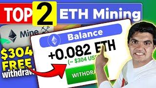 TOP2 Ethereum Mining - $304 Free withdrawal || eth mining || mining app 2024