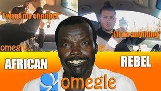 African Rebel teaching VERIFIED youtuber a lesson on Omegle webcam!