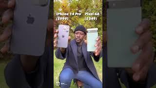 iPhone 14 Pro Vs Pixel 6A Camera Test  #shorts #googlepixel #giftfromgoogle