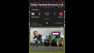 Gakpo farming ‍ #gakpo #netherlands #turkey #football #euros #shorts