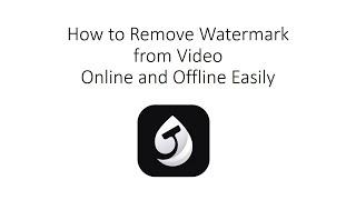 How to Remove Watermark from Video Online and Offline Easily