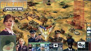 BOSS VS ALL USA GENERALS - C&C Generals Zero Hour Apocalyptic