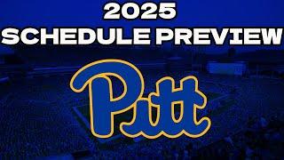 Pittsburgh Football 2025 Schedule Preview & Early Projected Record