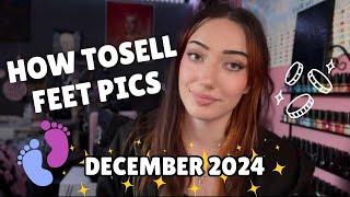 How to sell feet pictures DECEMBER 2024 | How much i made last month | How to sell feet pics