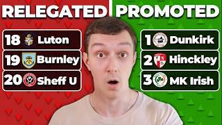 Football Manager but Promotion is 100% Random