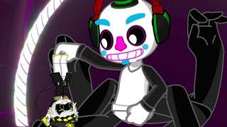 (EXTRA) N and Glamrock Freddy Meets D.J. Music Man! [FNAF:SB/MD]