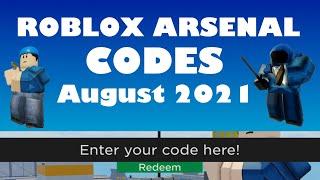 ALL ROBLOX ARSENAL CODES (August 2021)