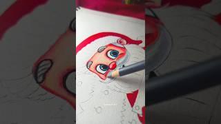 Santa Claus Colour Drawing ||Meery Christmas ||#shorts