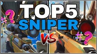 TOP 5 SNIPING GUNS in Guns of BOOM right NOW