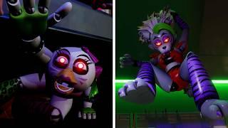 All FNAF: Security Breach Boss Cutscenes in New Angles (Freecam)
