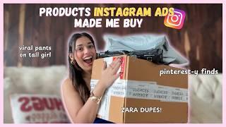 Things Instagram Ads Made Me Buy  Viral product Review, Zara Dupes Try on Haul | Bhavya Arora