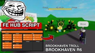 Brookhaven R6 Troll Admin Commands Script Hack FE Hub |Hydrogen,fluxus,Arceus x Mobile