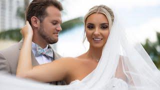 We met at a bar...Then Got Married | Bahamas Beach Wedding Baha Mar