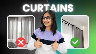 Curtain Design For Home Interiors | Curtain Types | Blackout & Sheer Curtains | What To Choose When?