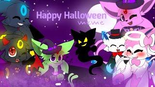 Happy halloween || Animation meme || eeveelution and my oc