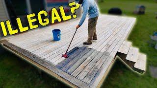 The BEST Wood Deck Finish that NO ONE Talks About!!