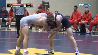 Illinois at Michigan Wrestling: 157 Pounds - Martinez vs. Murphy