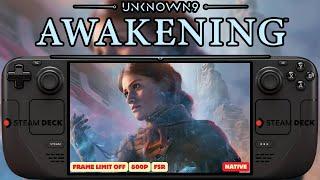 Unknown 9 Awakening | Steam Deck gameplay | 800P | FRAME LIMIT | FSR 2.2 | FPS | Battery Life